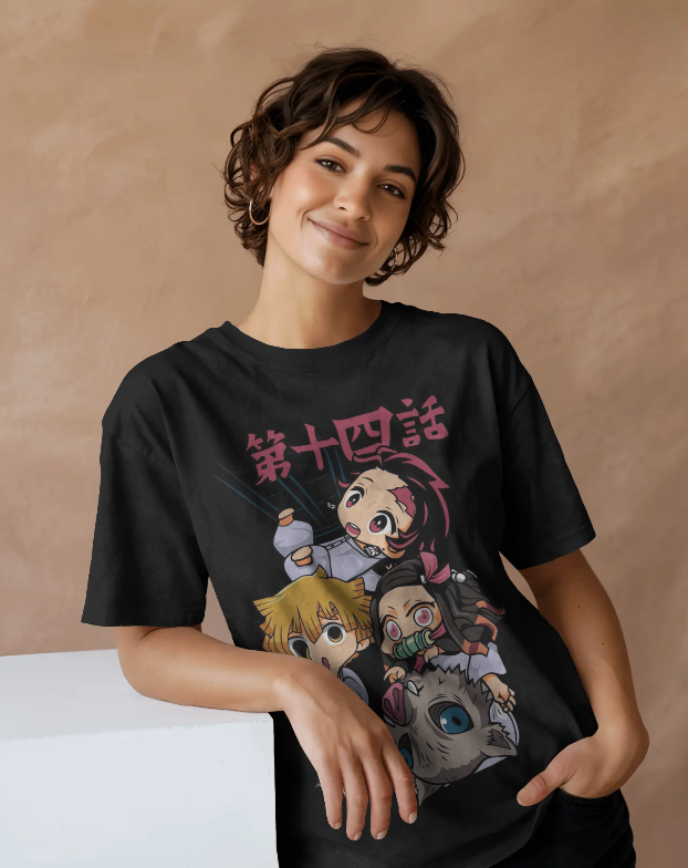 Women Demon Slayer Oversized T-Shirt