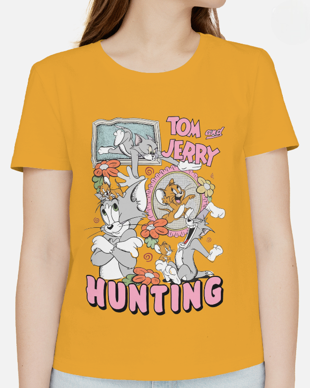 Women Tom & Jerry Oversized T-Shirt