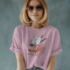 Women Cowerdy Dog Oversized T-Shirt