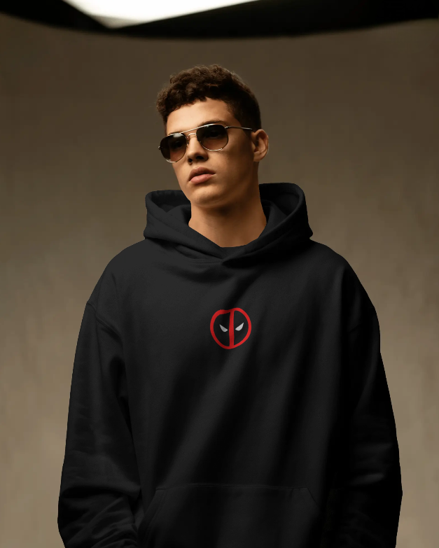 Men's Deadpool Black Hoodie