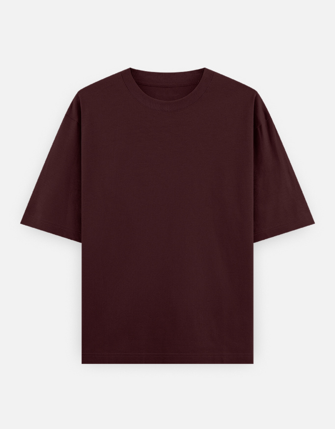 Women Oversized Plain T-Shirt