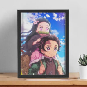 Tanjiro & Nezuko Framed Poster