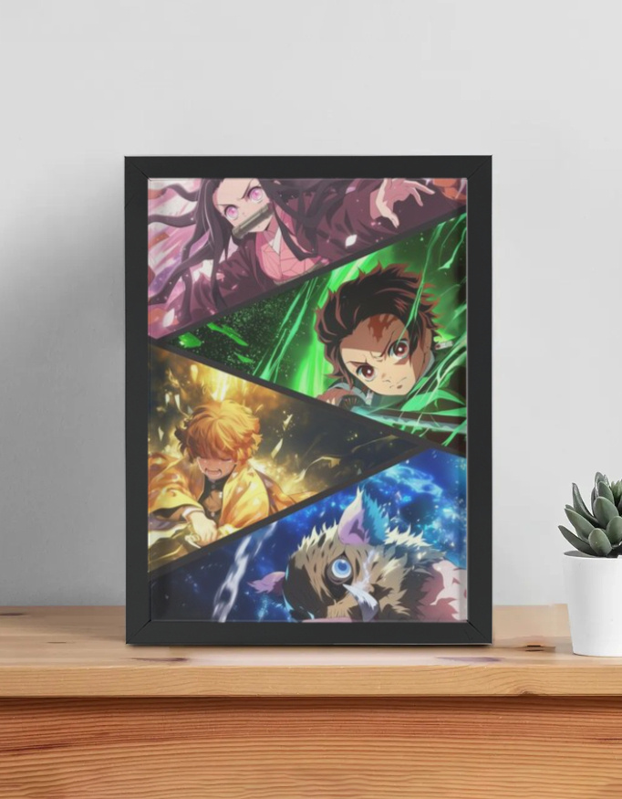 Demon Slayer Framed Poster