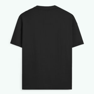 Men's Black Typography T-shirt