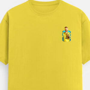 Men's Yellow Neymar jr Oversized T-Shirt